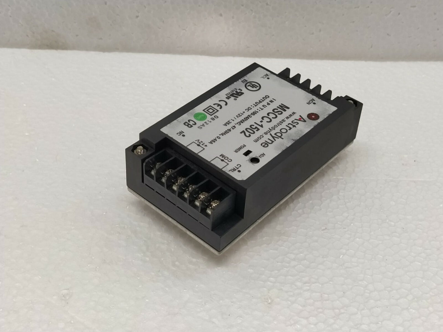 Astrodyne MSCC-1502 Modular DC Power Supply DC 12V 1.25A