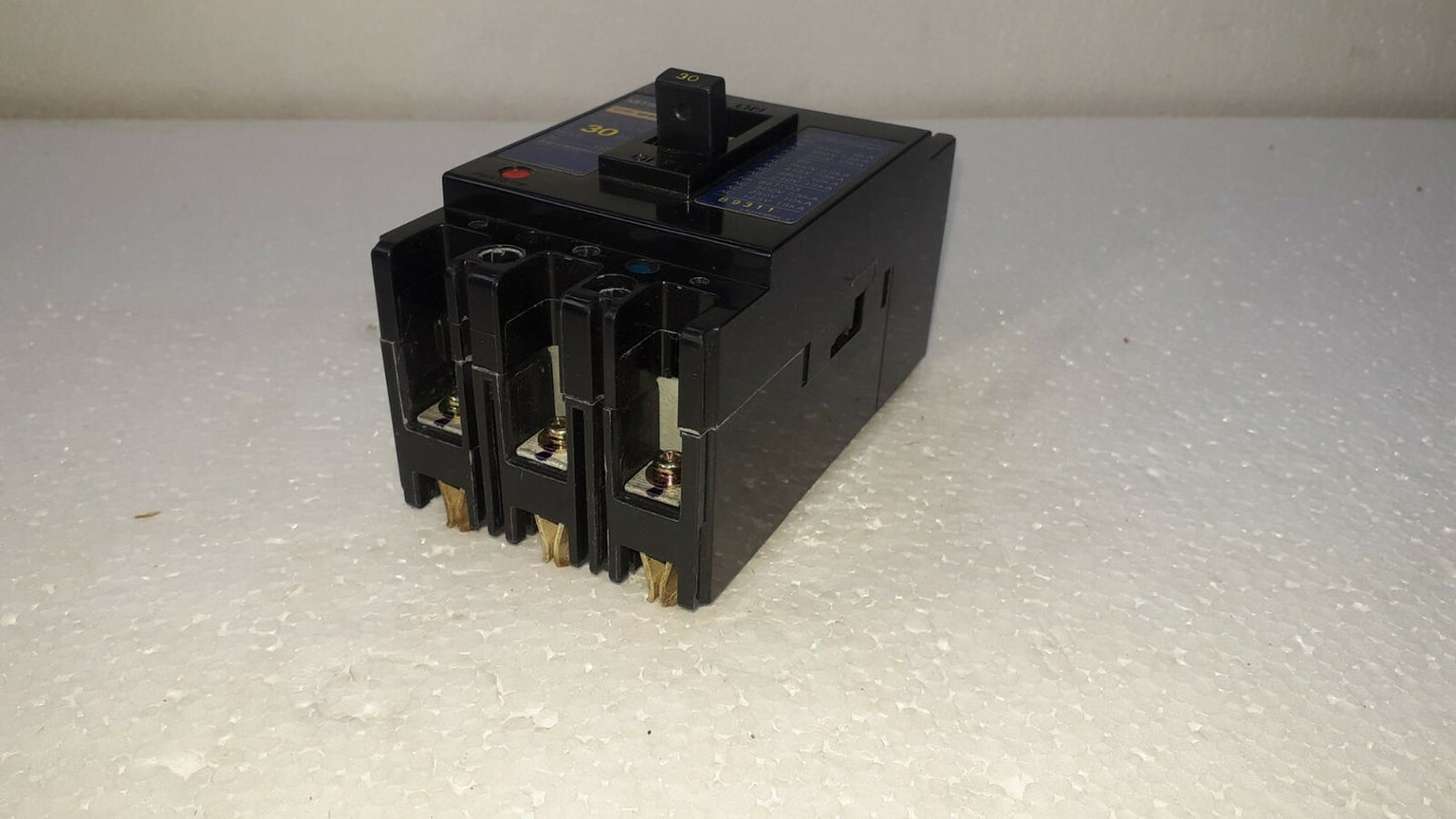 Mitsubishi NF60-SS No Fuse Breaker 30A 3P 600V NF60SS