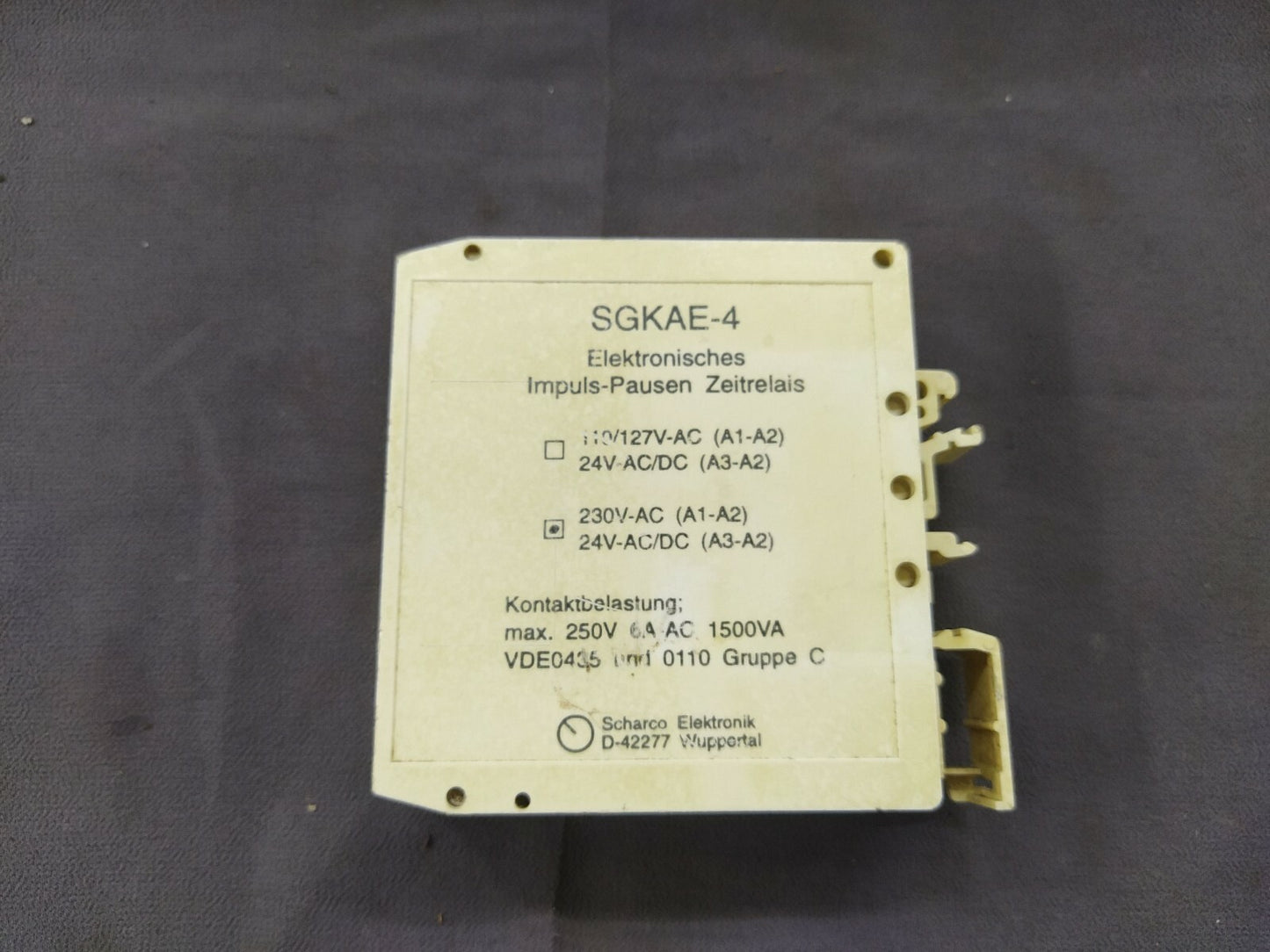 Scharco Elektronik SGKAE-4 Relay 230V AC/24V AC-DC