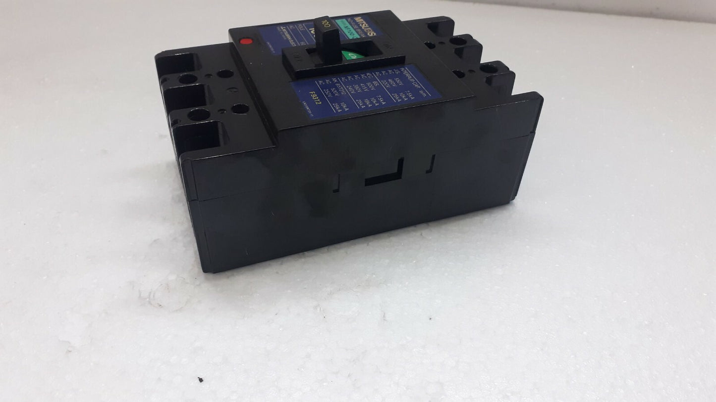 Mitsubishi NF100-CS No Fuse Breaker 100A 3P 600V NF100CS