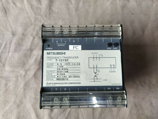 Mitsubishi T-101 SF Frequency Transducer 110V AC T101SF