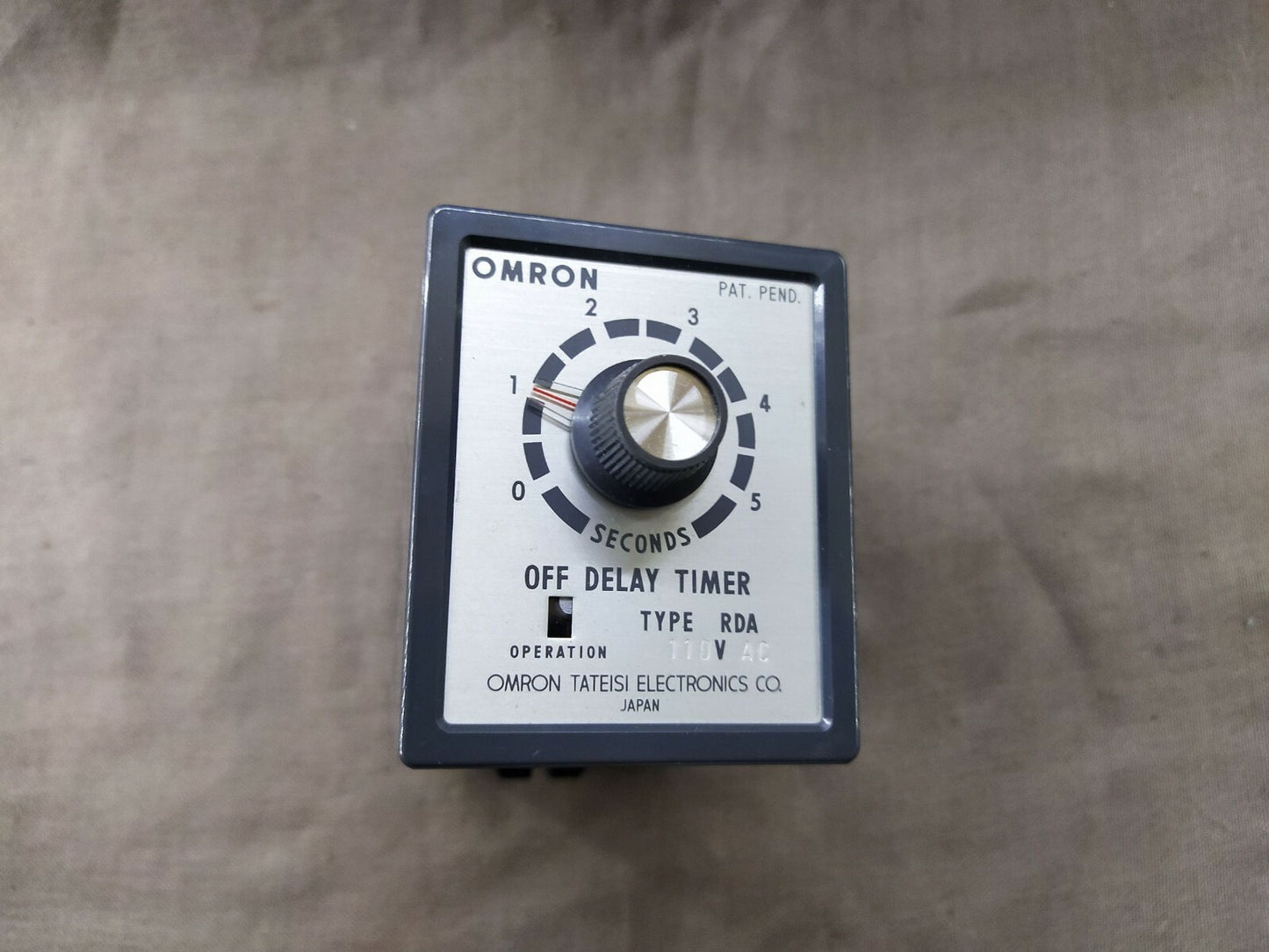 Omron Off Delay Timer Type RDA 110V AC