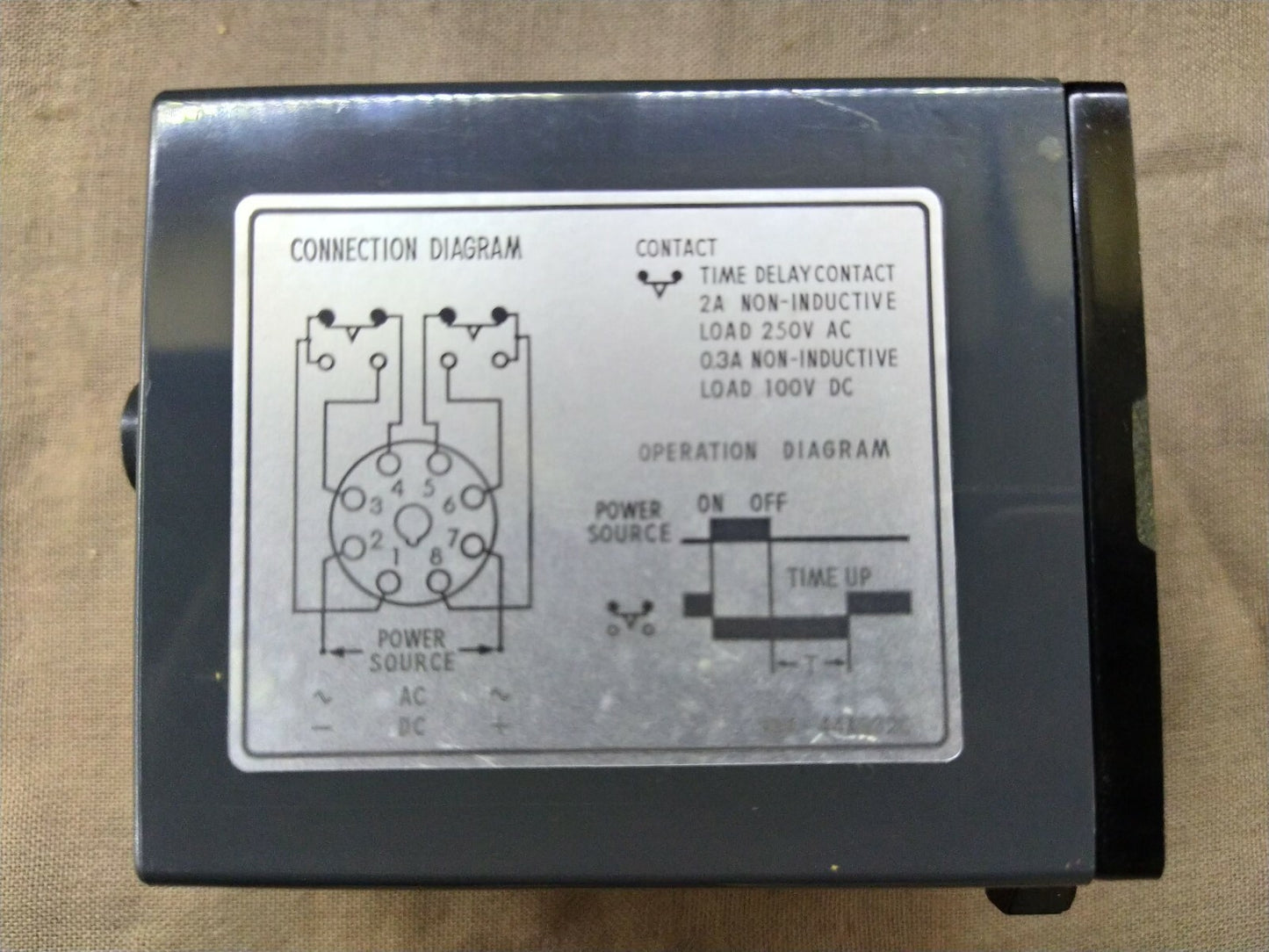 Omron Off Delay Timer Type RDA 110V AC