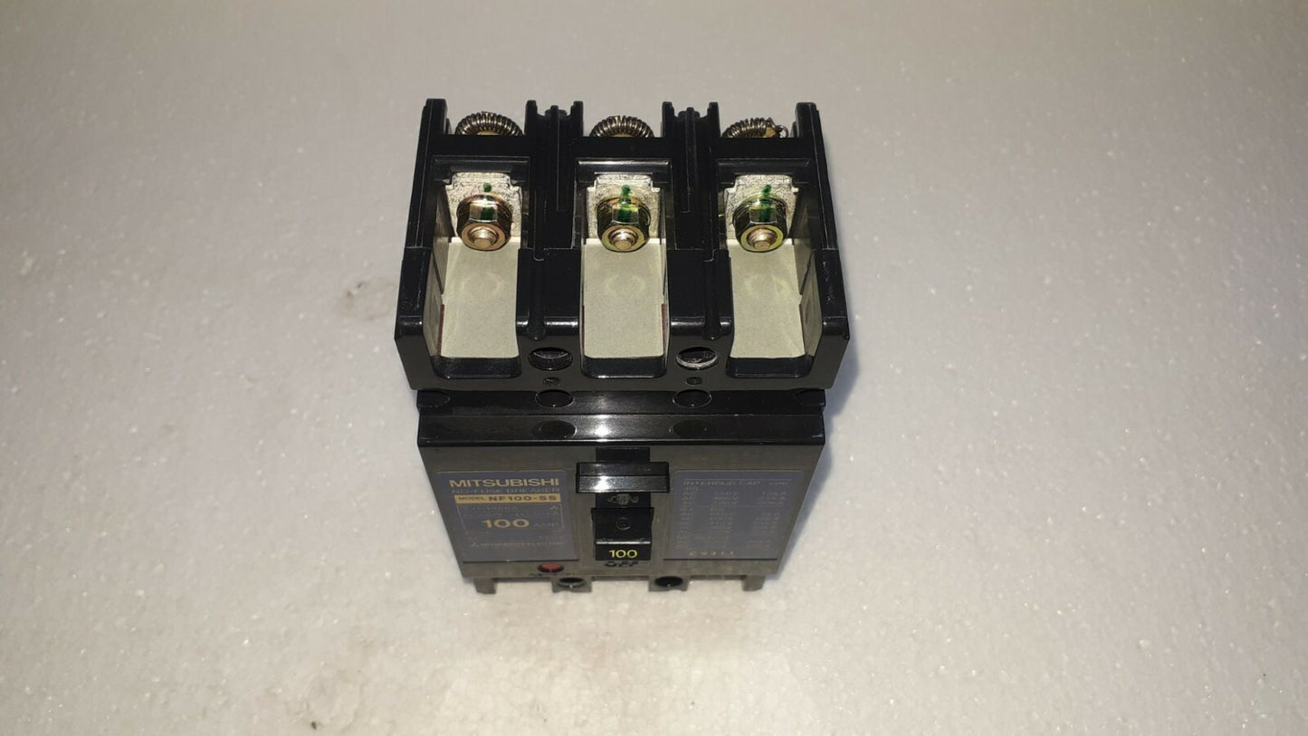 Mitsubishi NF100-SS No Fuse Breaker 100A 3P 660V NF100SS