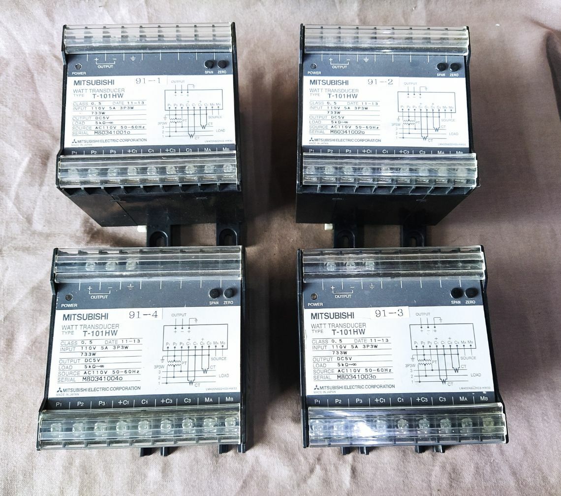 Mitsubishi T-101 HW Watt Transducer 110V AC T101HW
