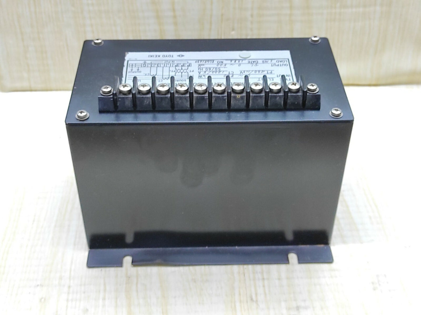 Toyo Keiki EL-3T 3-Phase Watt Converter EL3T 800KW