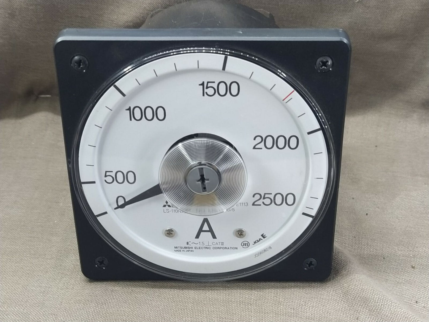 Mitsubishi LS-110NAA Ammeter CT 2500/5 5A LS110NAA LOT OF 4 PC