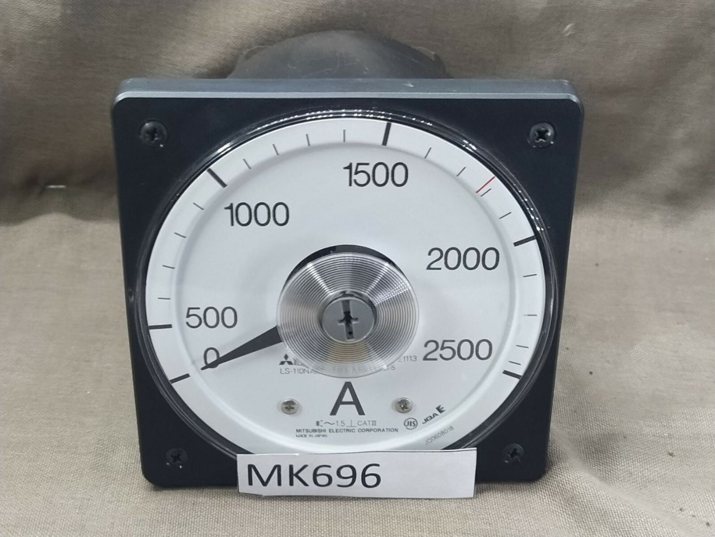 Mitsubishi LS-110NAA Ammeter CT 2500/5 5A LS110NAA LOT OF 4 PC