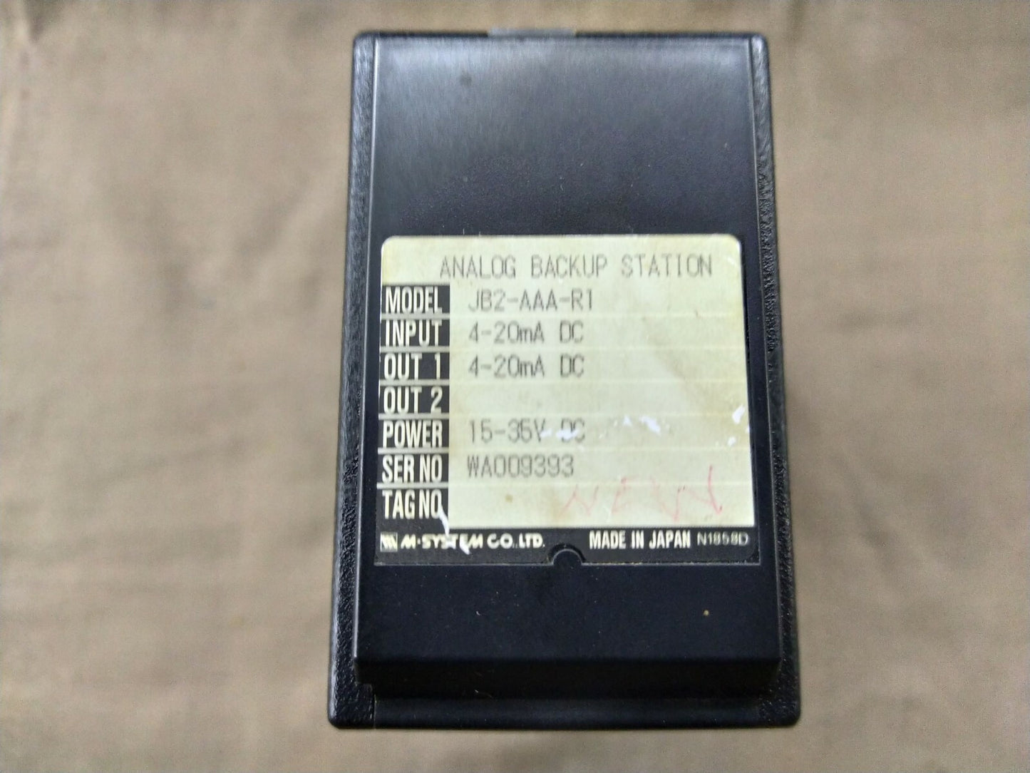 M-System JB2-AAA-R1 Analog Backup Station JB2AAAR1