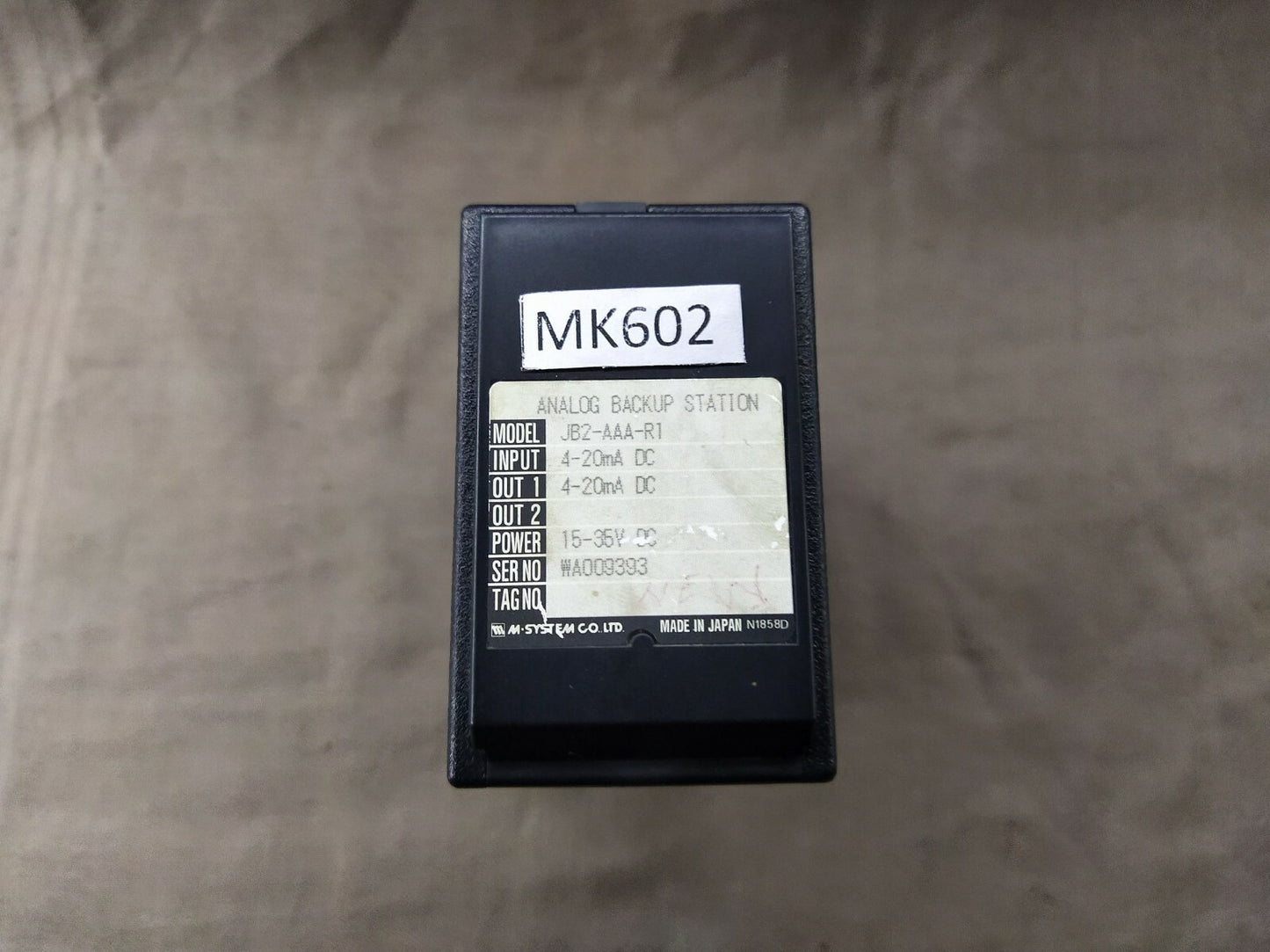 M-System JB2-AAA-R1 Analog Backup Station JB2AAAR1