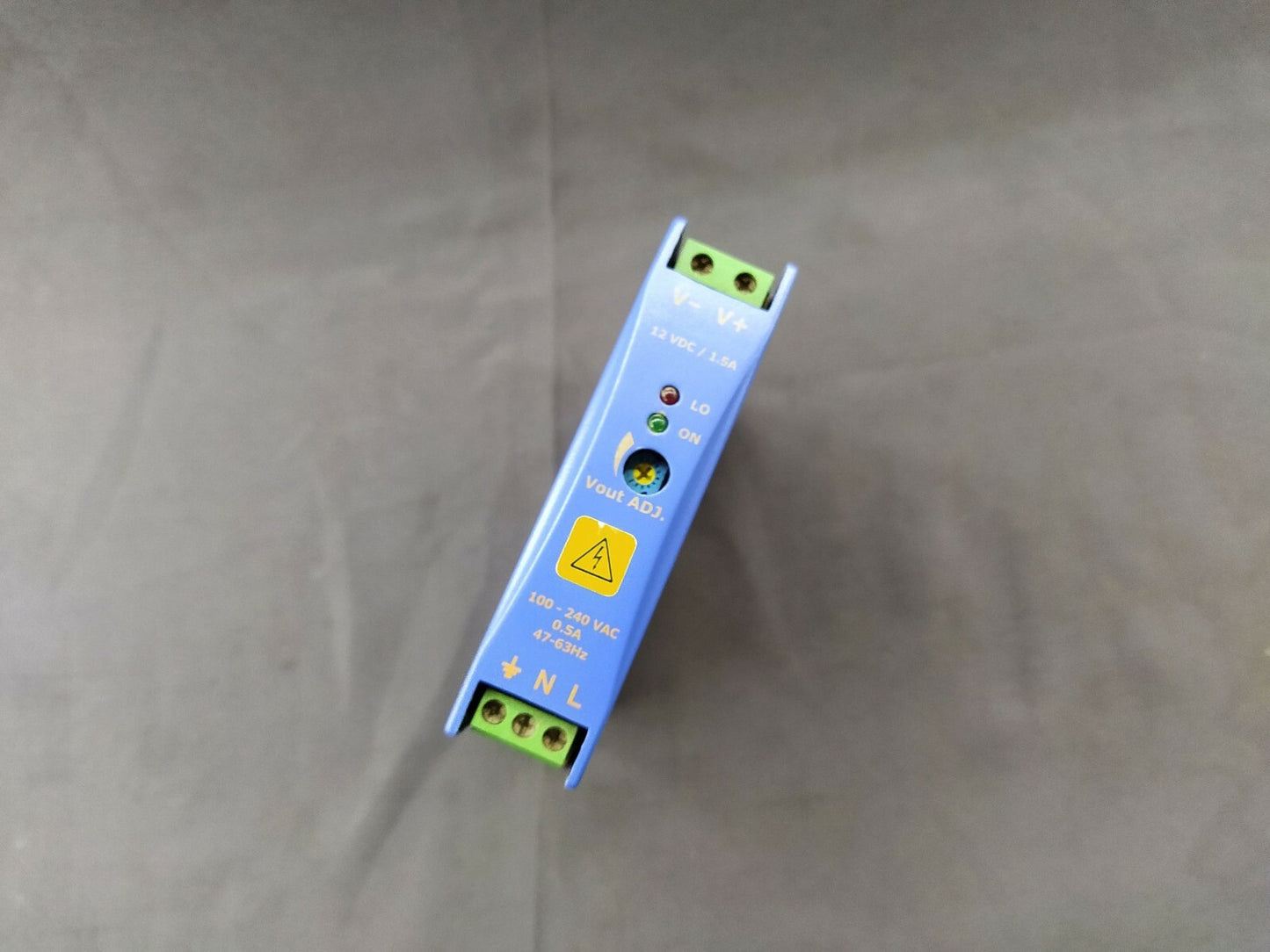 Chinfa Electronics DRA18-12A Din Rail Power Supply 12V DC, 18W