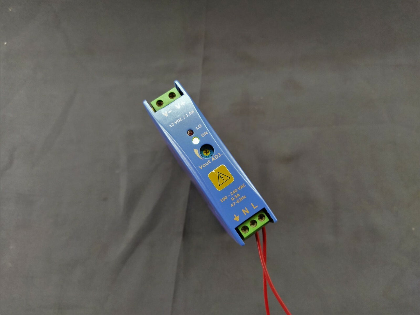 Chinfa Electronics DRA18-12A Din Rail Power Supply 12V DC, 18W