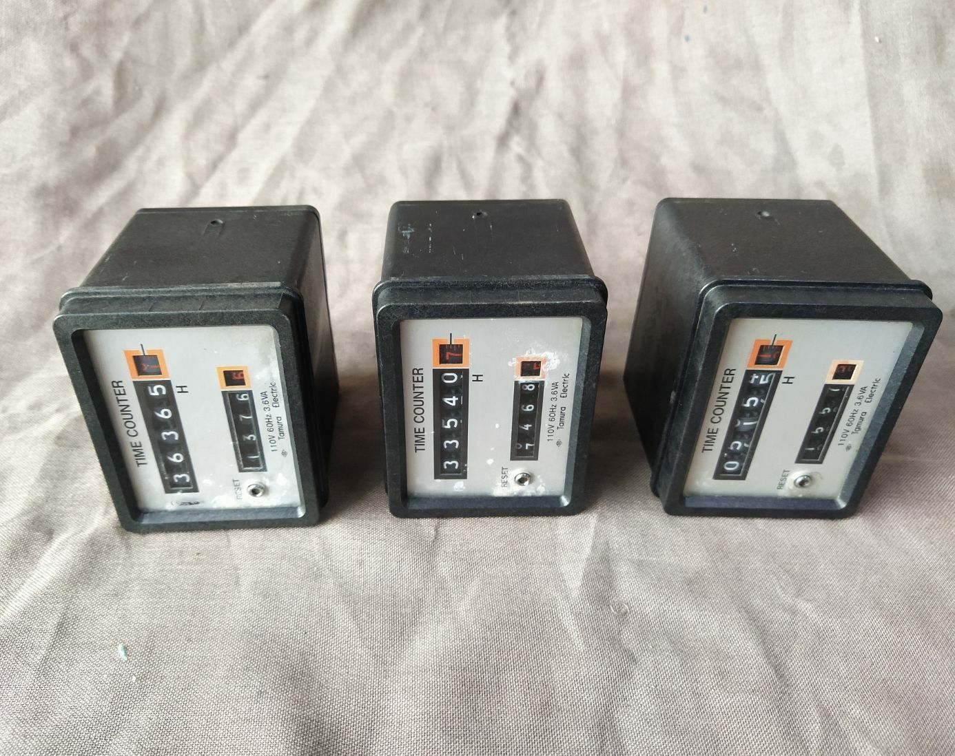 Tamura Electric Time Counter 110V 60Hz 3.6VA