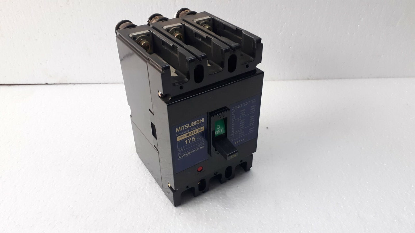 Mitsubishi NF225-SH No Fuse Breaker 175 AMP 3 POLE 660V AC