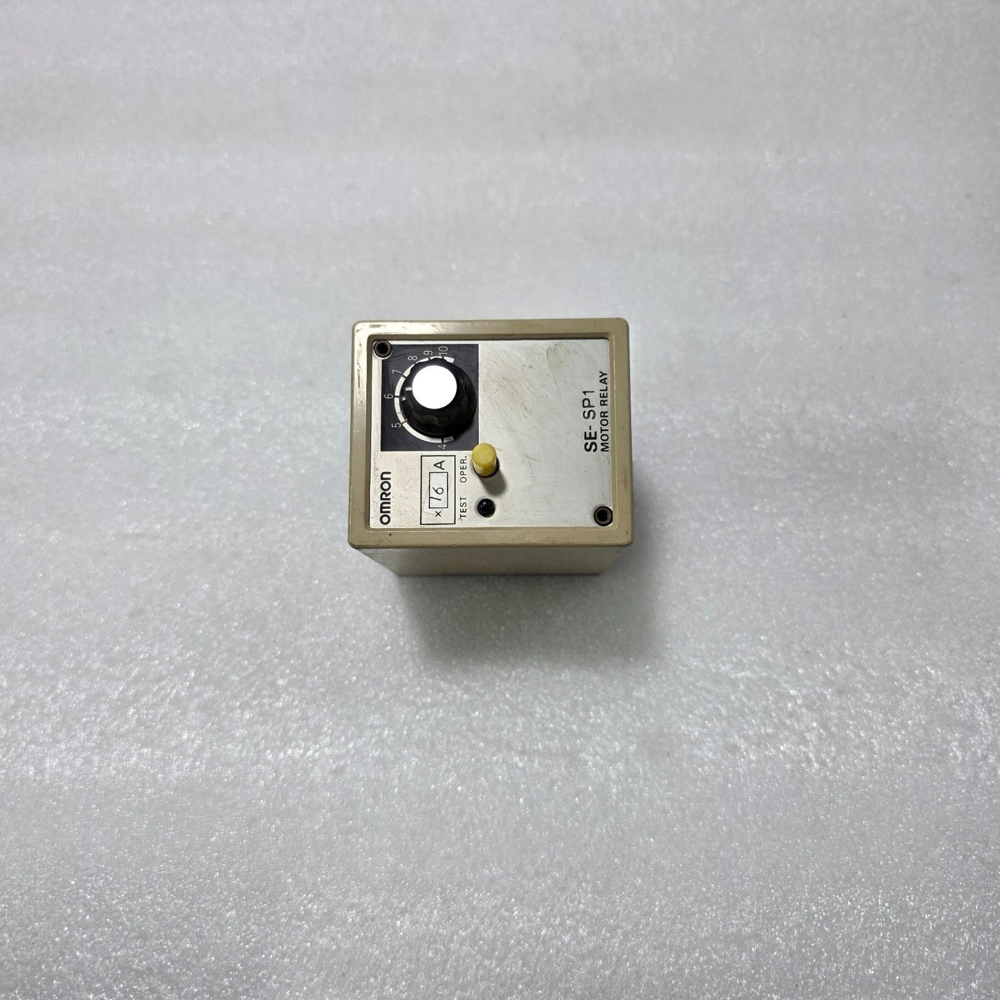 OMRON SE-SP1 MOTOR PROTECTION RELAY, 1–160A AC, 100/110VAC SUPPLY, JAPAN MADE