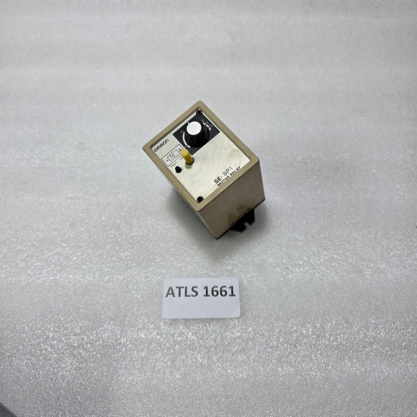 OMRON SE-SP1 MOTOR PROTECTION RELAY, 1–160A AC, 100/110VAC SUPPLY, JAPAN MADE