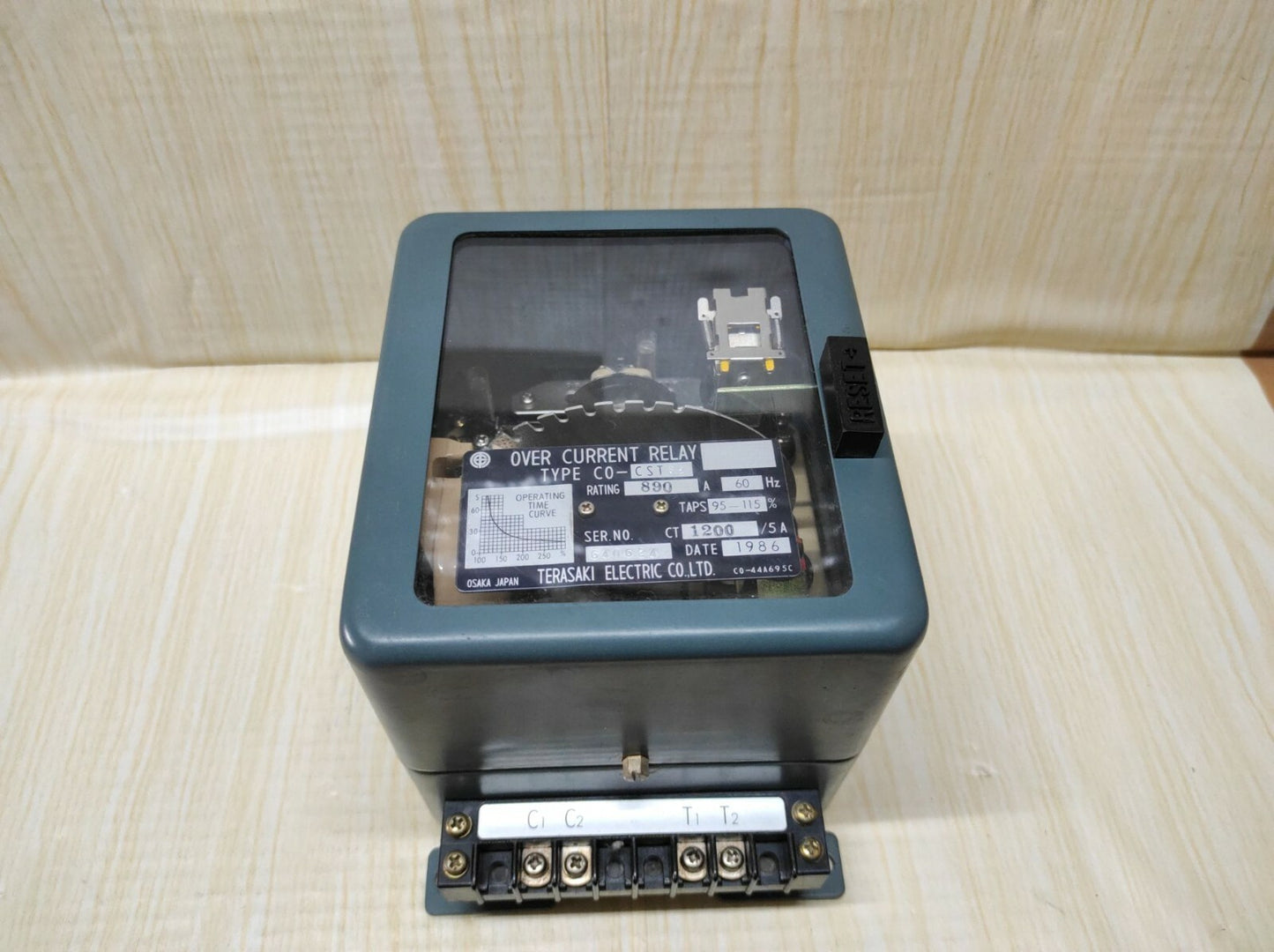 Terasaki CO-CST 32 Over Current Relay CO-CST32 1200/5A