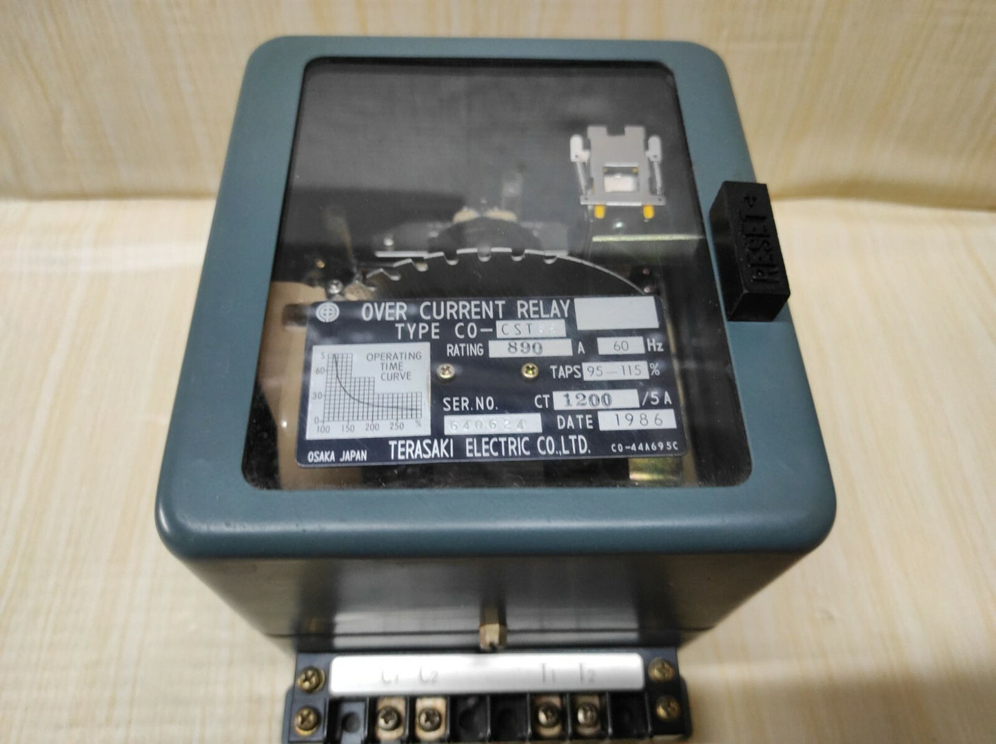 Terasaki CO-CST 32 Over Current Relay CO-CST32 1200/5A