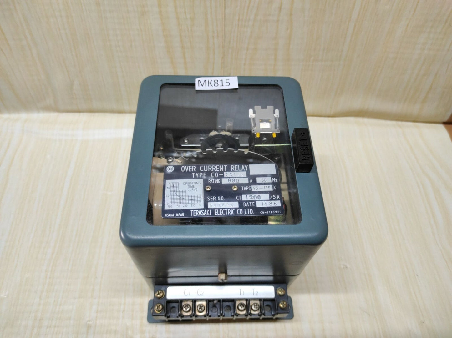 Terasaki CO-CST 32 Over Current Relay CO-CST32 1200/5A