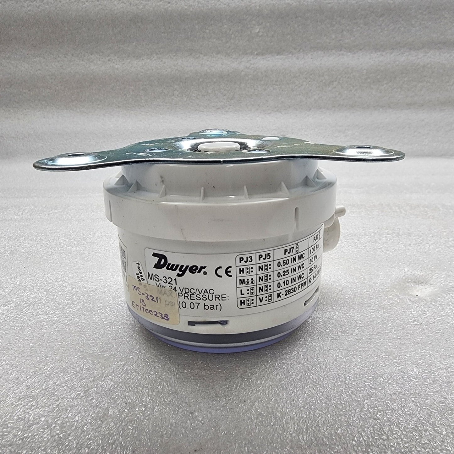 DWYER MS-321 PRESSURE TRANSMITTER 24VDC/AC