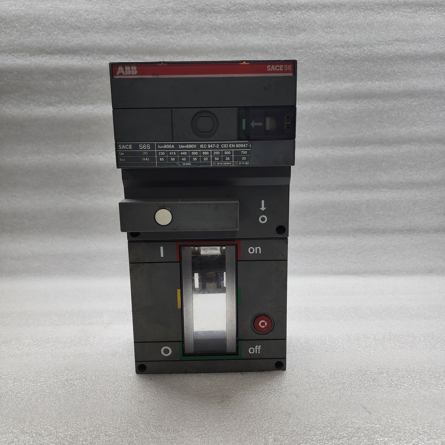 ABB SACE S6S MOTOR OPERATOR 800A AE07002396