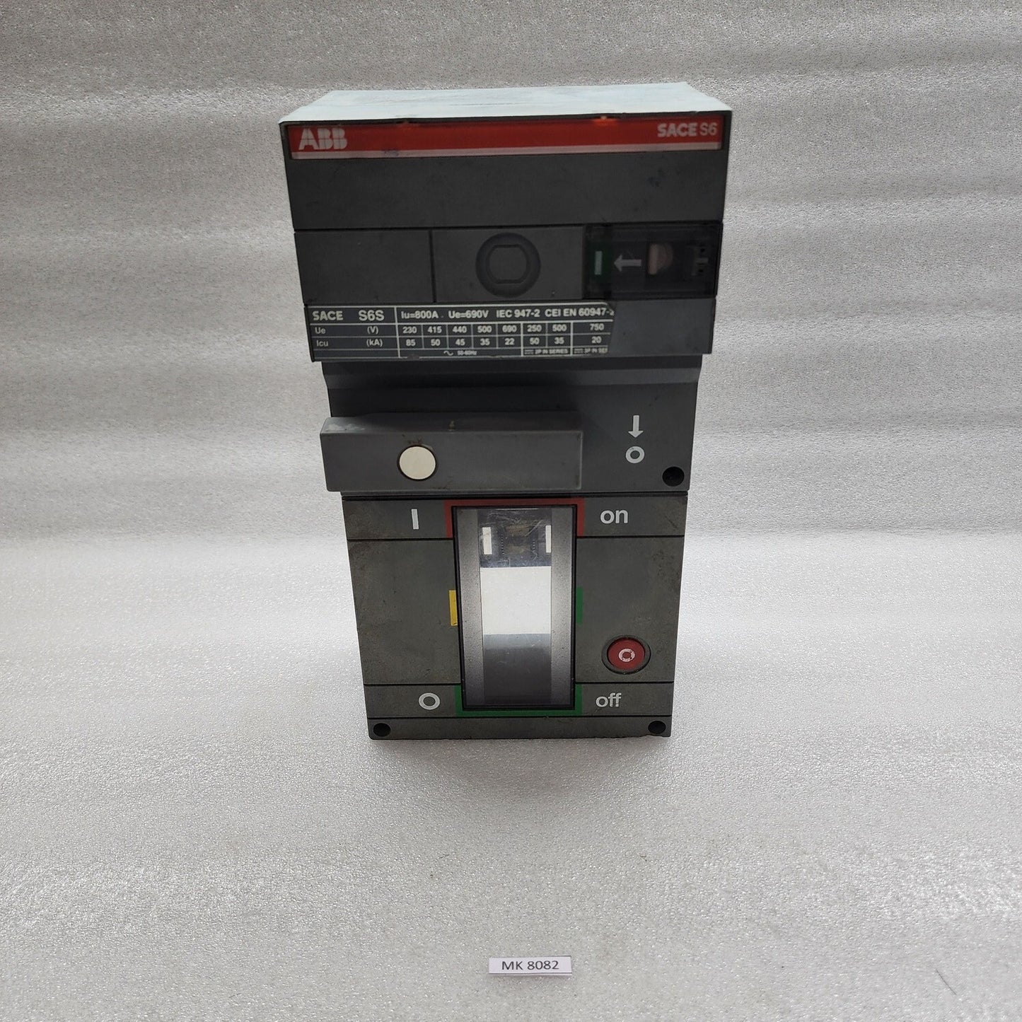 ABB SACE S6S MOTOR OPERATOR 800A AE07002396