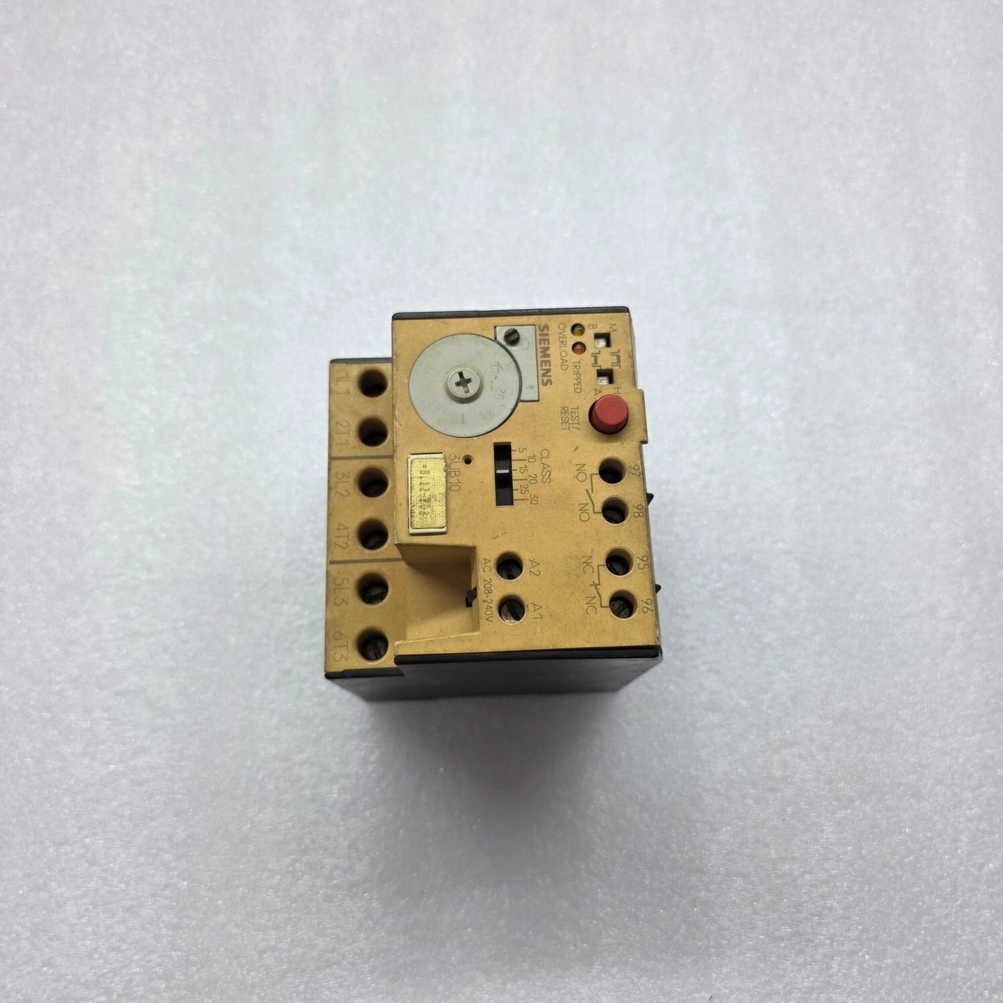 SIEMENS 3UB1005-1QM7 OVELROAD RELAY 6.3-25A