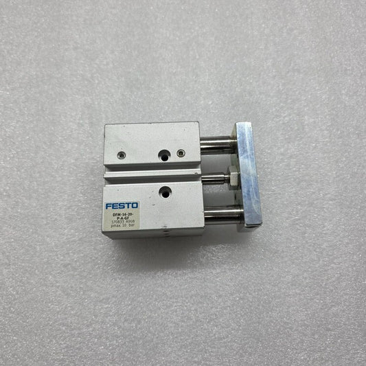 FESTO DFM-16-20-P-A-GF PNEUMATIC GUIDED CYLINDER 170833 10 BAR