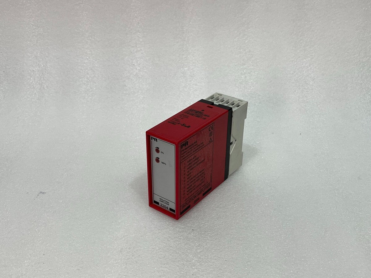 PR ELECTRONICS 2204 ISOLATION AMPLIFIER 24VDC 2204B0D