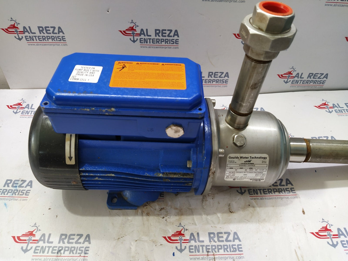 GOULDS WATER TECHNOLOGY 5HM04N11M6FBQE ELECTRIC MOTOR 1.5-HP 3500-RPM