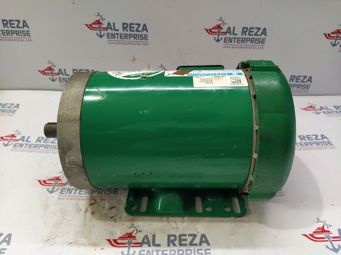 MARATHON ELECTRIC 8VM143TTFR4010AB-P ELECTRIC MOTOR U733 1.5-HP 3500 RPM 230/460