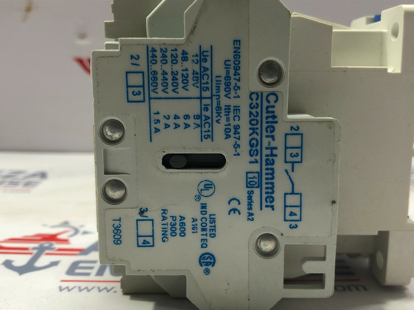 EATON CUTLER-HAMMER CE15DNS3AB 3-POLE CONTACTOR 18A 110-120V CE15DNS3
