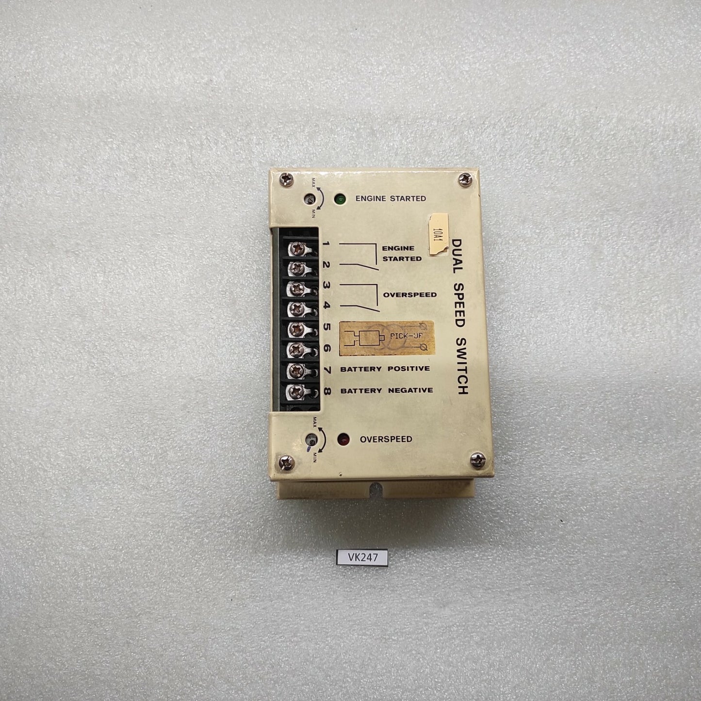 DUAL SPEED SWITCH DSVC 2A 24VDC