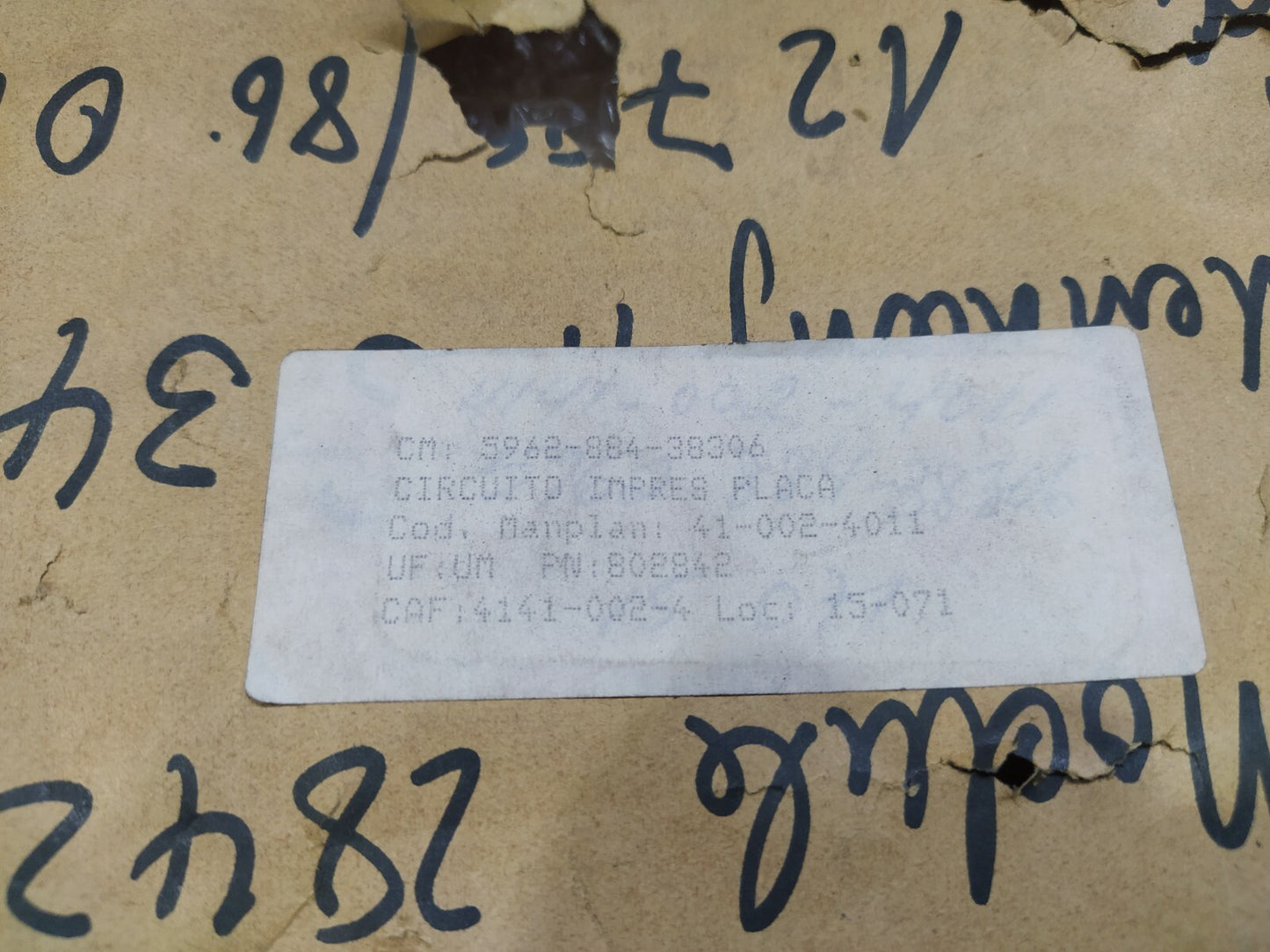 IMPRESS PLACA 802842 RS 7100 FRONT MODULE 2842