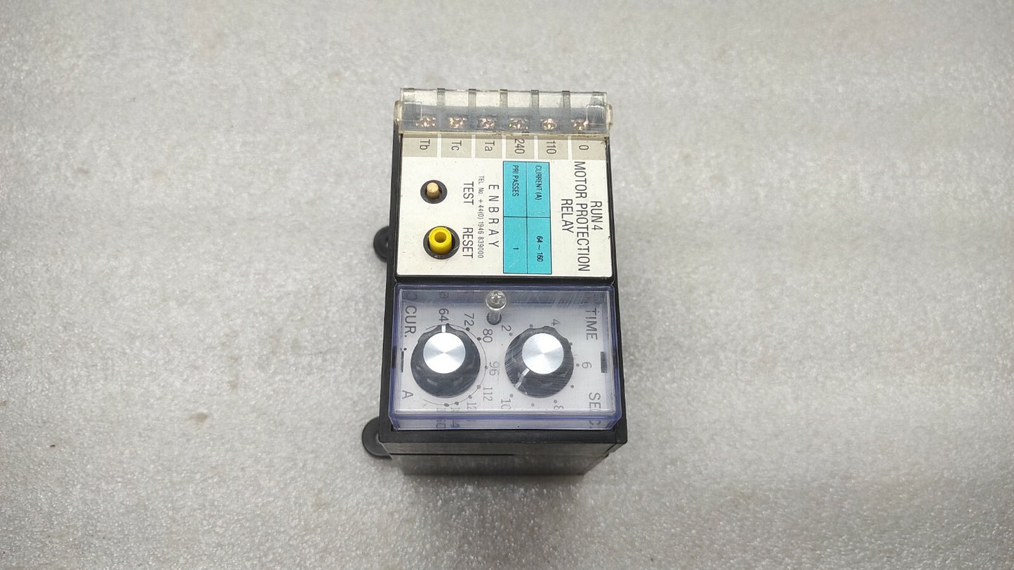 ENBRAY RUN 4 MOTOR PROTECTION RELAY 64-160A