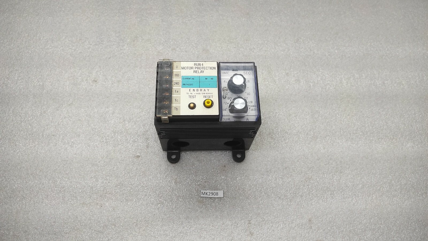 ENBRAY RUN 4 MOTOR PROTECTION RELAY 64-160A