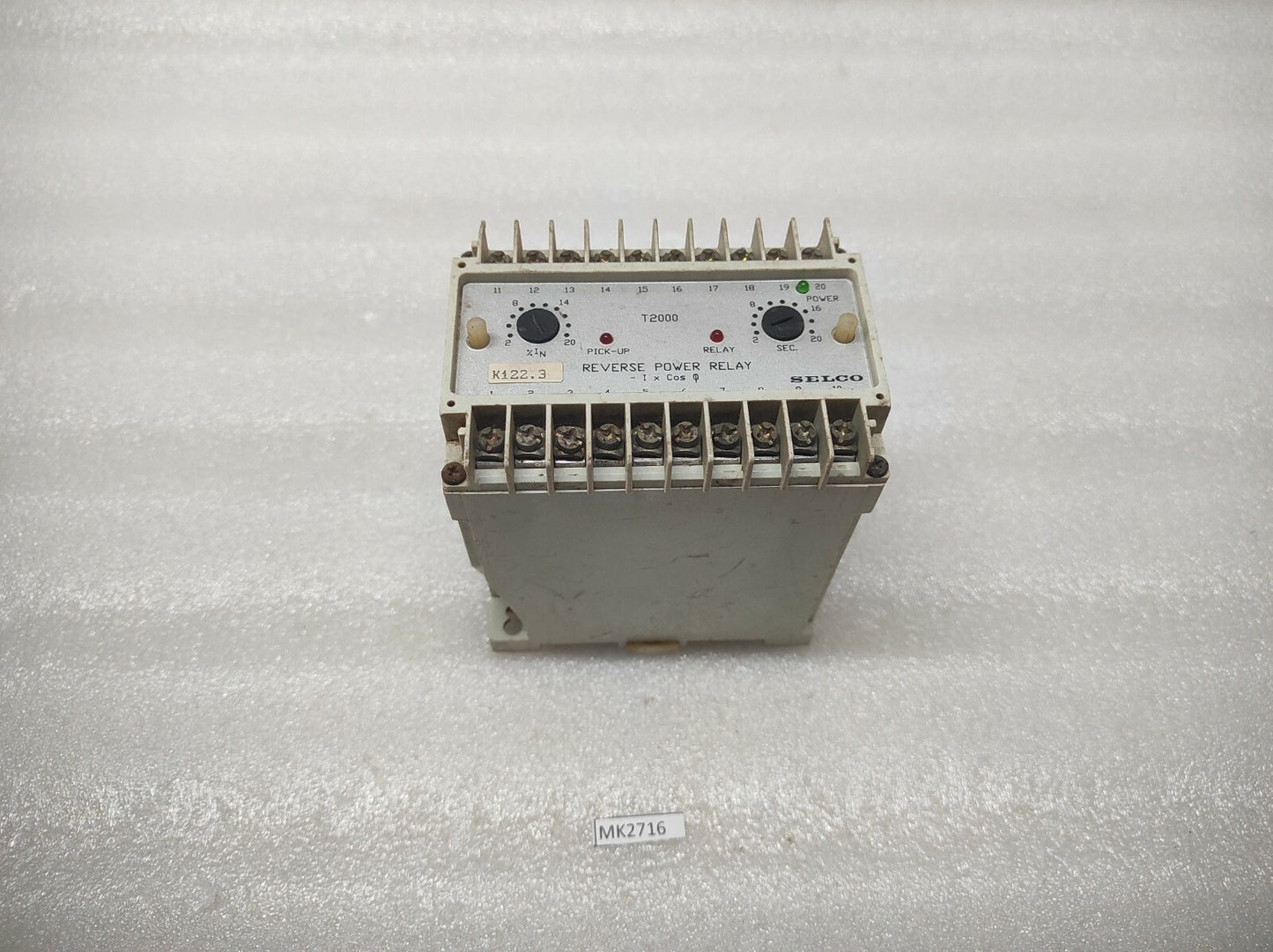 Selco T2000 Reverse Power Relay T2000-09 240 VAC