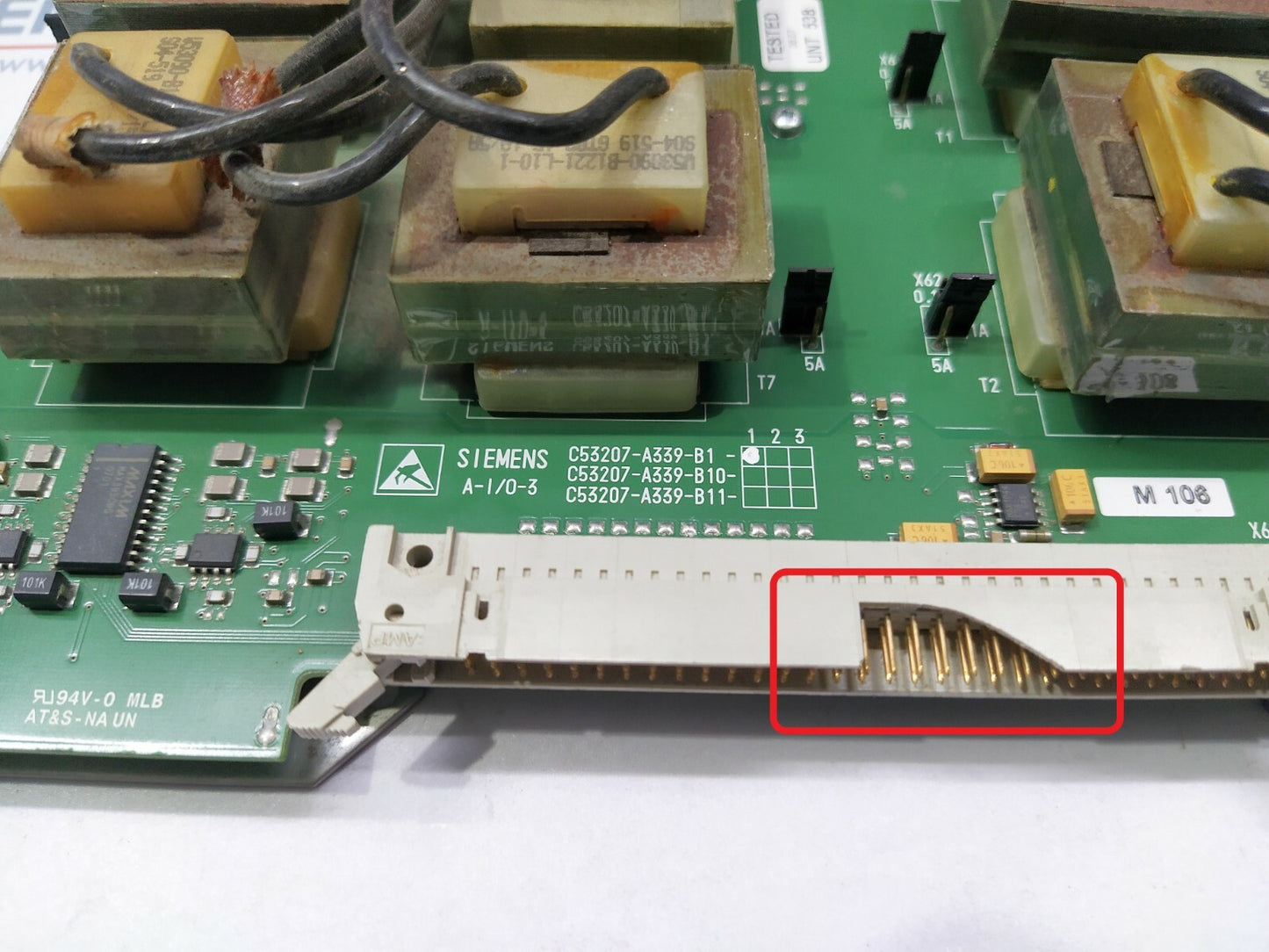 SIEMENS A-1/0-3 C53207-A339-B1-1 PCB C53207A339B11