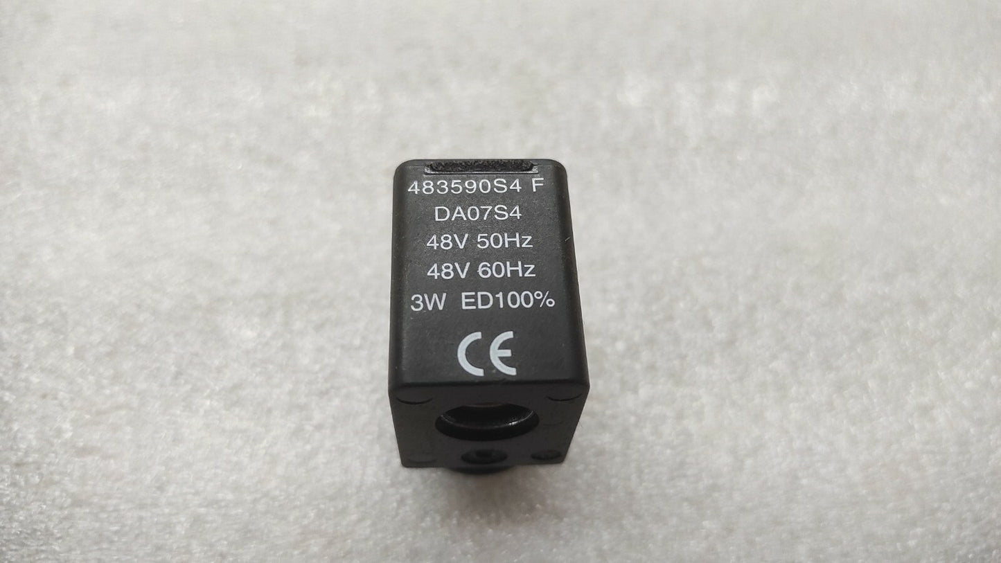 PARKER LUCIFER 131MS4761 COIL 483590S4-F 48V 10BAR 1.2-1.5MM ORIF