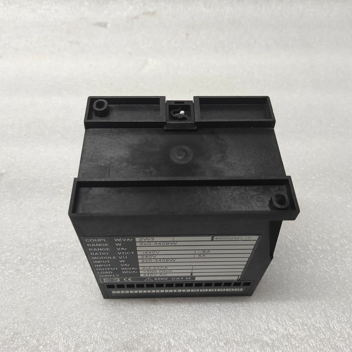 DEIF TAX-312DG POWER TRANSDUCER 400002421.10 440VAC