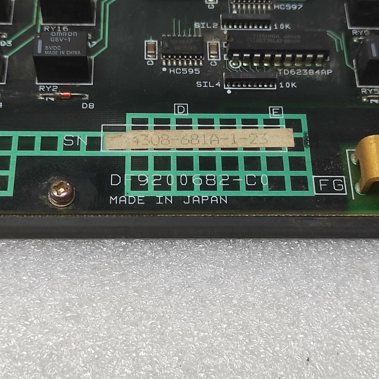 YASKAWA ELECTRIC JANCD-MIO03 I/O PC BOARD DF9200682-C0