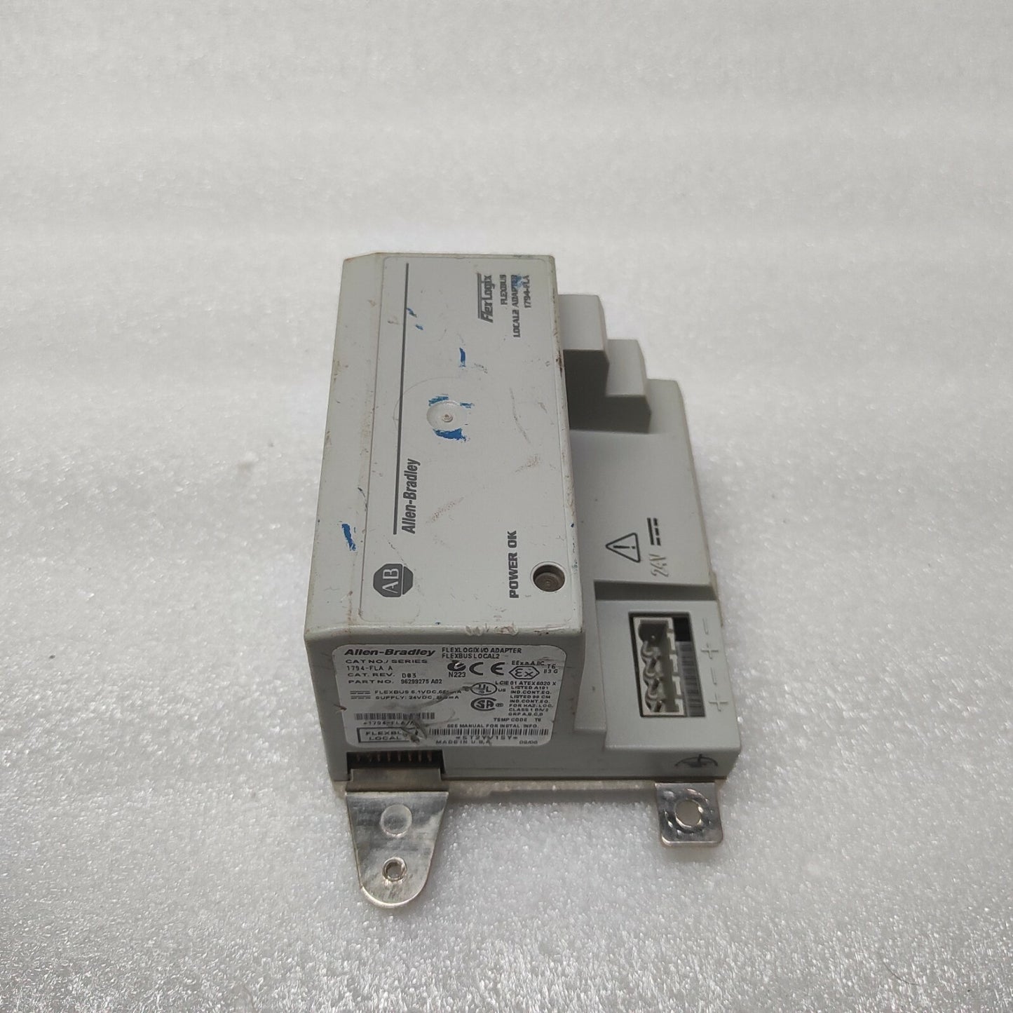 ALLEN BRADLEY CAT 1794-FLA FLEXLOGIX I/O ADAPTER 96299275-A02