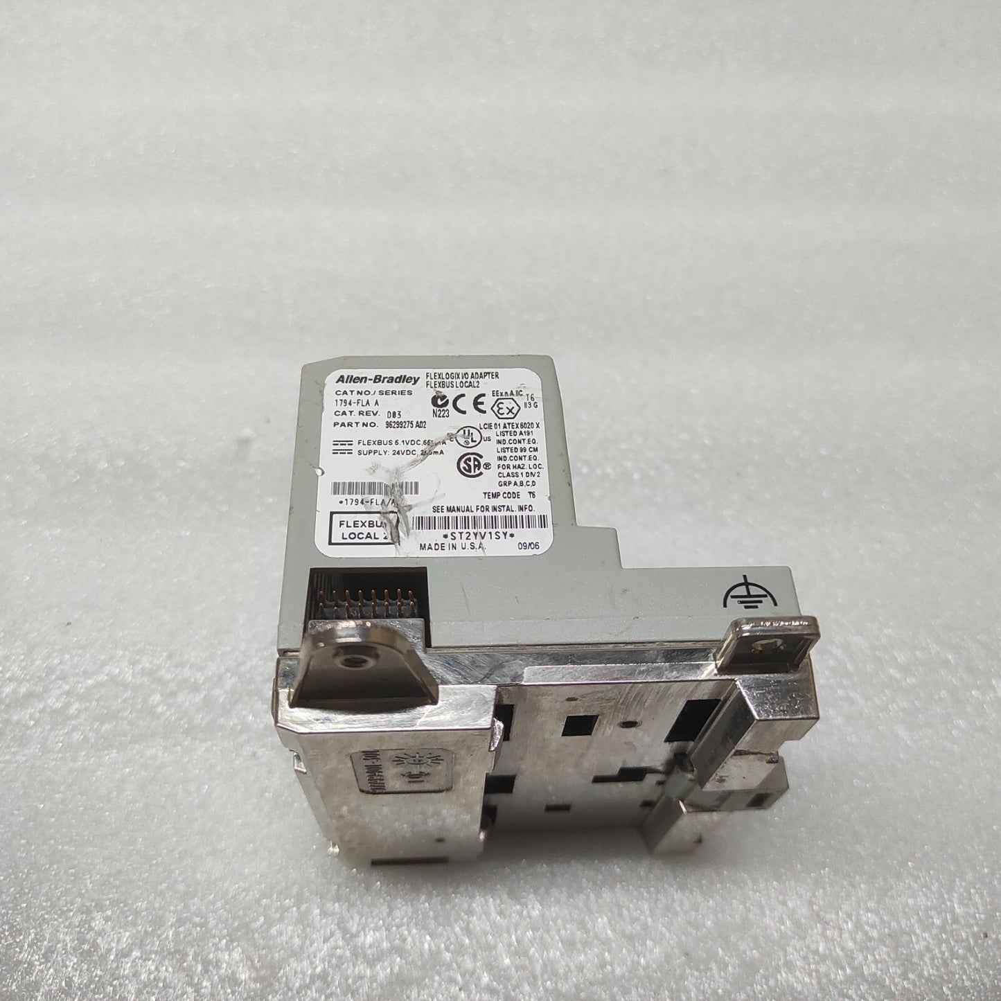 ALLEN BRADLEY CAT 1794-FLA FLEXLOGIX I/O ADAPTER 96299275-A02