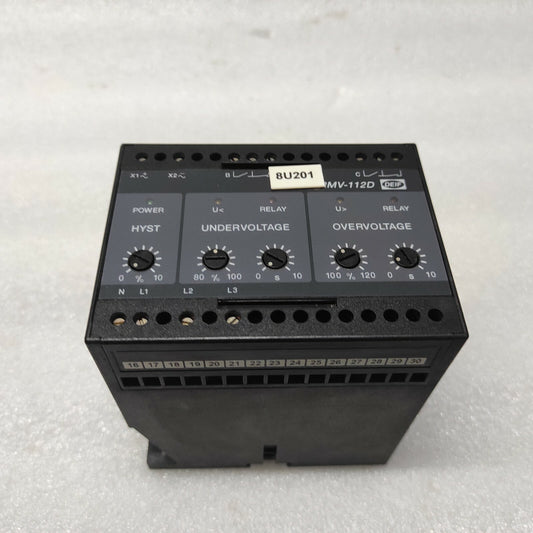 DEIF RMV-112D UNDERVOLTAGE & OVERVOLTAGE RELAY 400002391.70 440V