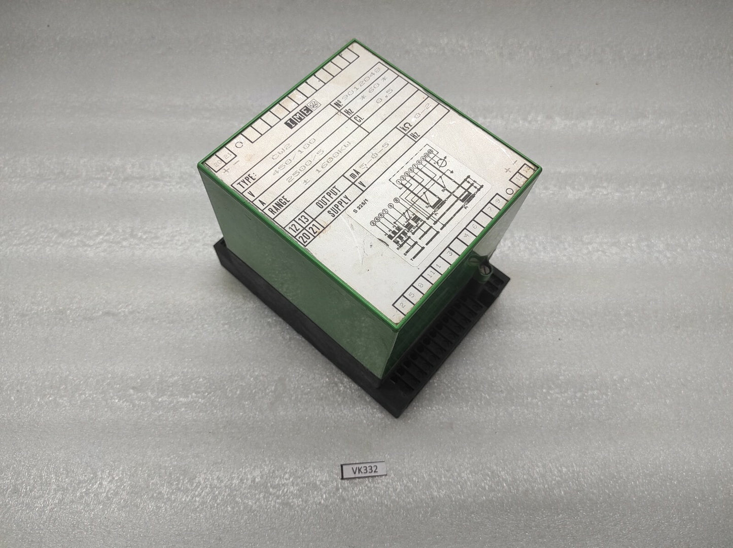 IME CW2 450/100V A 2500/5 RANGE 1600KW CI0.5