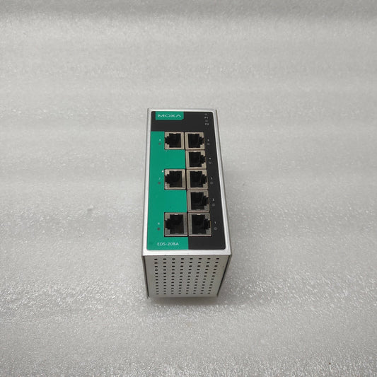 MOXA EDS-208A ETHERNET SWITCH 3093001000332 12/24/48VDC