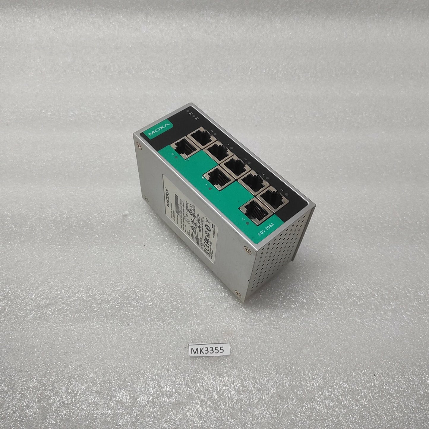 MOXA EDS-208A ETHERNET SWITCH 3093001000332 12/24/48VDC