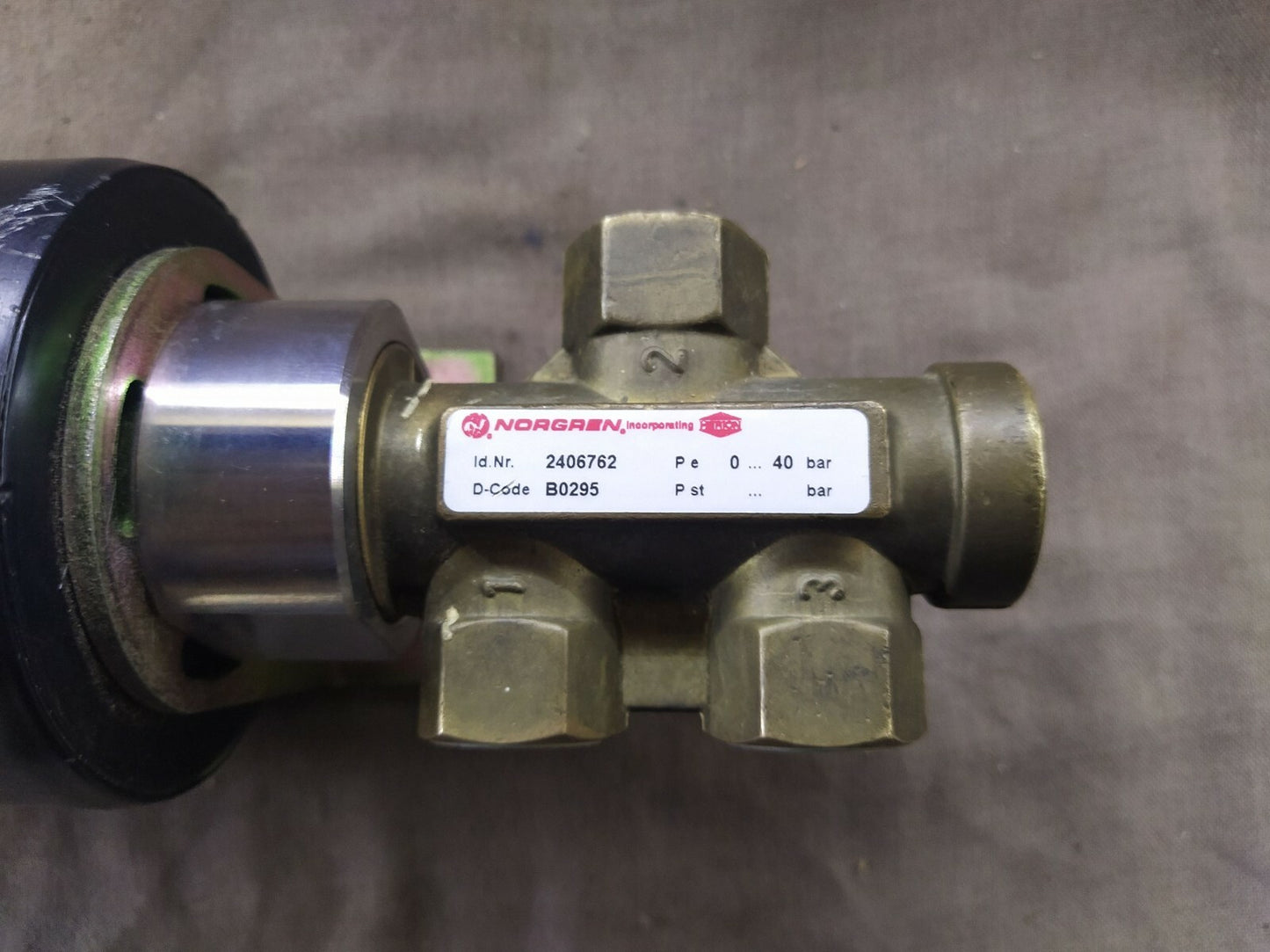 Norgren 1509 3/2 Directional Valves 2406762 Solenoid Valve 24V Pressure 40 BAR