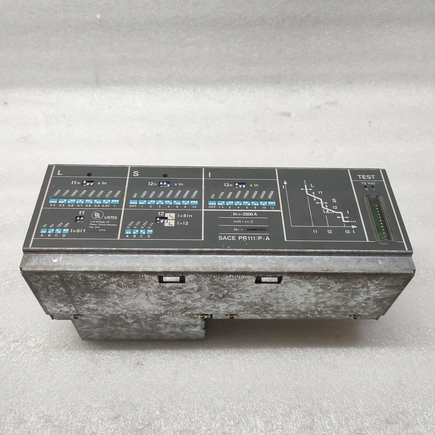 ABB SACE PR111/P-A LSIG TRIP UNIT 2500A