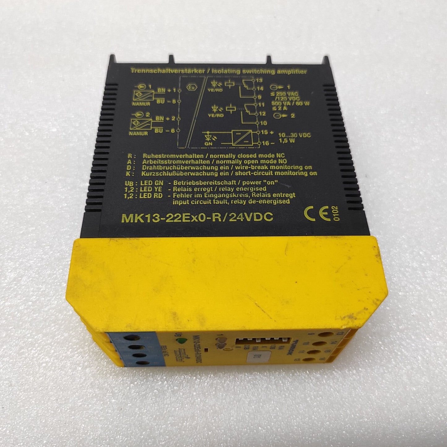 TURCK MK13-22EX0-R/24VDC ISOLATING SWITCHING AMPLIFIER